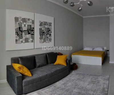 1-комнатная квартира, 40 м², 19/20 этаж посуточно, Кабанбай батыра 49а: Астана,  Кабанбай батыра 49а, фото 1