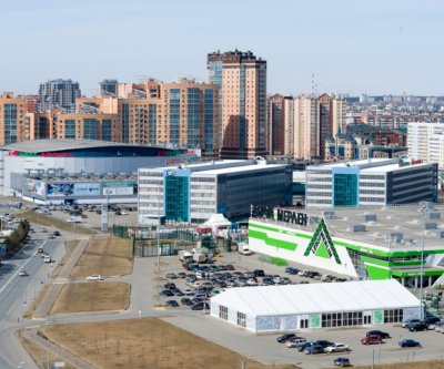 16-й этаж, вид на Кремль и Ривьеру: Казань, улица Сибгата Хакима, фото 2