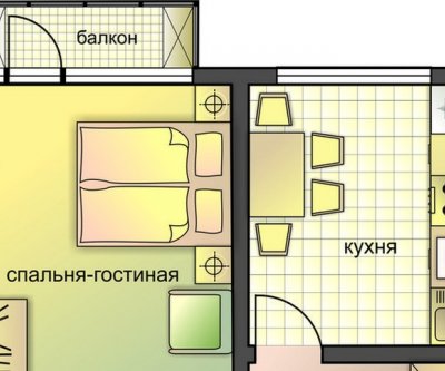 1-комн. квартира посуточно, 36 м², 11/12 эт.: Москва, Оружейный переулок, фото 2